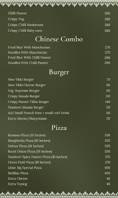 Little Big Kitchen Jaipur Menu