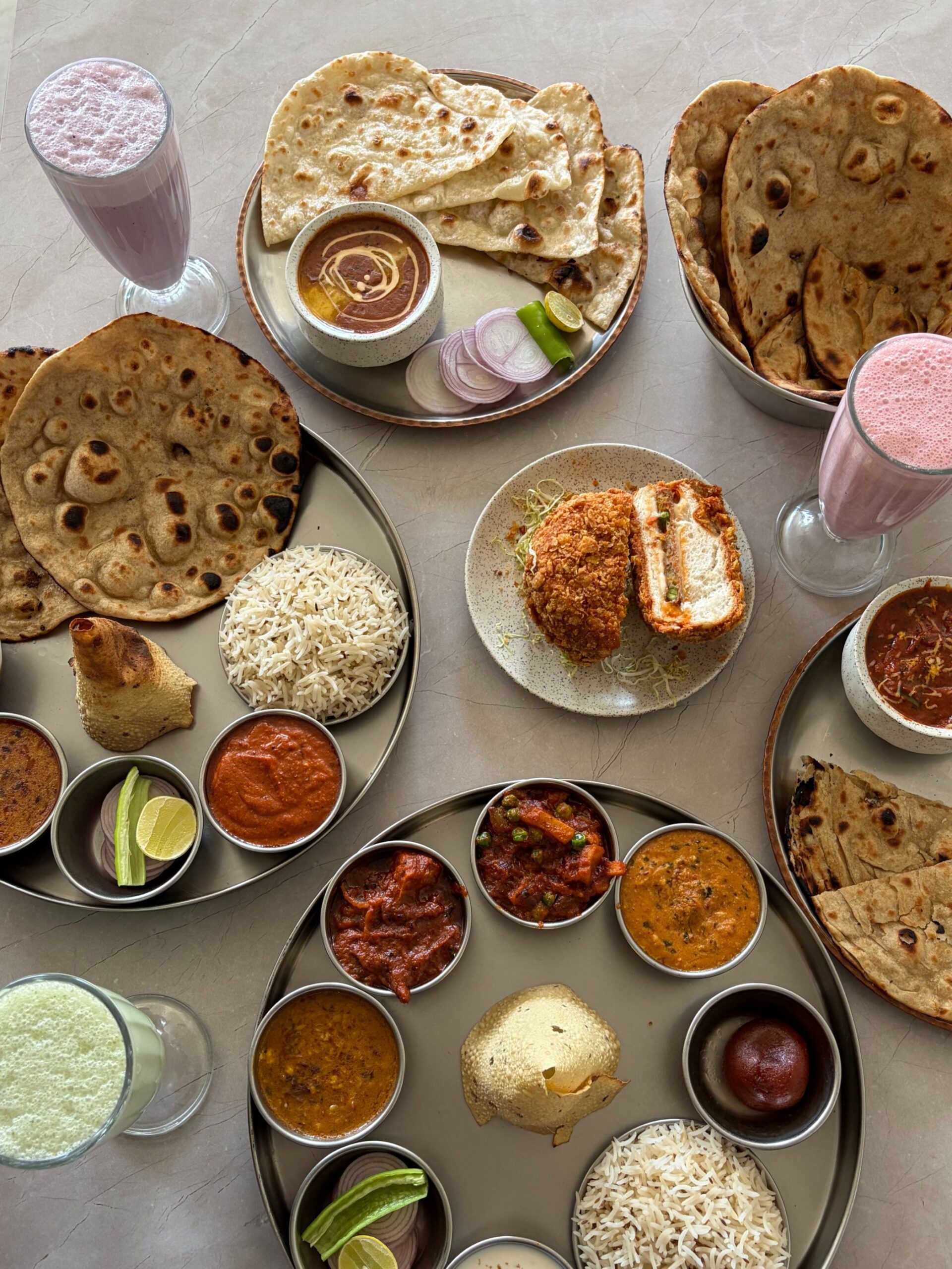 Delicious Indian Food Spread